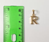 Plated Letter "R" Pendant Charm Jewelry Name Initial Women Oro Letra Dije