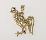 Plated Rooster Pendant