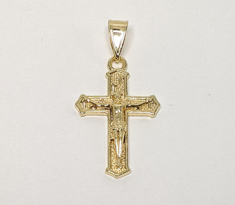 Plated Mini Dainty Cross Pendant