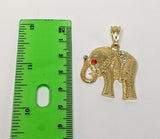 Plated Elephant Pendant