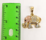 Plated Elephant 3mm Figaro Chain Necklace