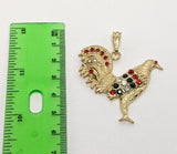 Plated Rooster Figaro 4mm Chain Necklace