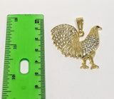 Plated Rooster Figaro 3mm Chain Necklace