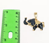 Plated Elephant Pendant