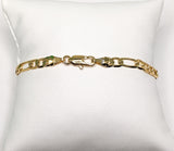 Plated Tri-Gold Quince Mis 15 Años Bracelet