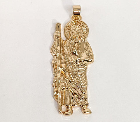 Plated Saint Jude Thaddaeus Pendant