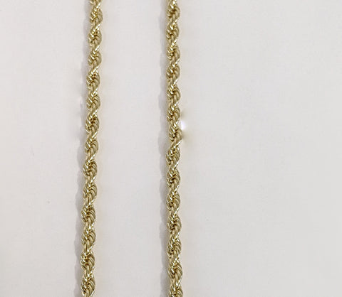 Plated 3mm Rope Braided Chain