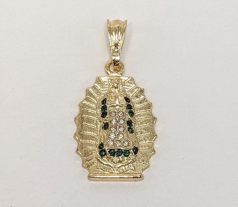 Plated Virgin Mary Pendant