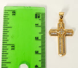 Plated 18K Bronze Cross Pendant*