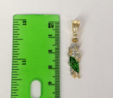 Cross Saint Jude Double Pendants Charms 3mm Rope/Braided Plated Necklace