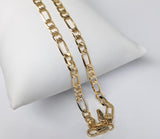 Plated Bling Saint Jude 5mm Figaro Chain Necklace*