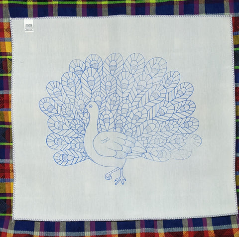 Animal Embroidery Fabric Tea Cloth (Animales Servilletero Servilleta Bordar)