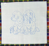 Animal Embroidery Fabric Tea Cloth (Animales Servilletero Servilleta Bordar)