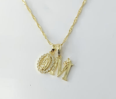Plated Dainty Letter 