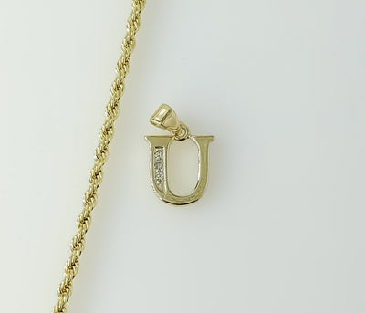 Plated Dainty Letter 