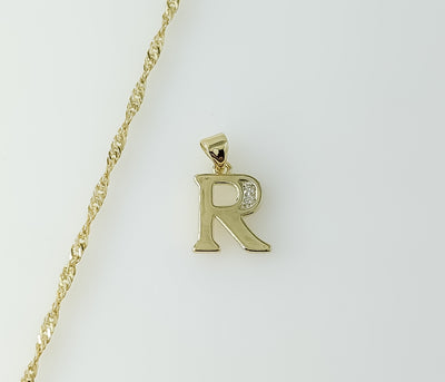Plated Dainty Letter 