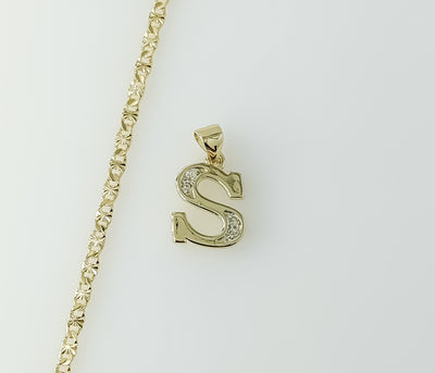 Plated Dainty Letter 