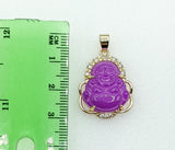 A small gold-plated Buddha pendant adorned with intricate stars. 
A delicate gold-plated 3D star-shaped Buddha pendant.
