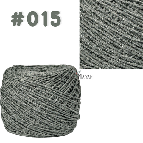 Gray 100g Brisa Crochet Mexican Yarn Thread - Hilo Estambre Brisa Tejer #015