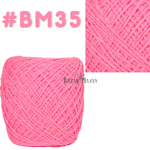 Pink 100g Brisa Crochet Mexican Yarn Thread - Hilo Estambre Brisa Tejer #BM35