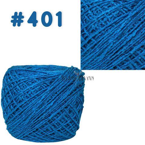 Blue 100g Brisa Crochet Mexican Yarn Thread - Hilo Estambre Brisa Tejer #401