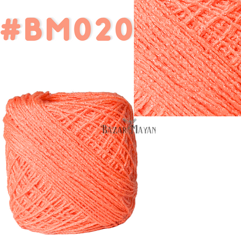 Orange 100g Brisa Crochet Mexican Yarn Thread - Hilo Estambre Brisa Tejer #BM020