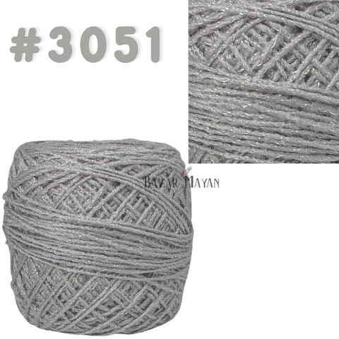 Gray 100g Brisa Crochet Mexican Yarn Thread - Hilo Estambre Brisa Tejer #3051
