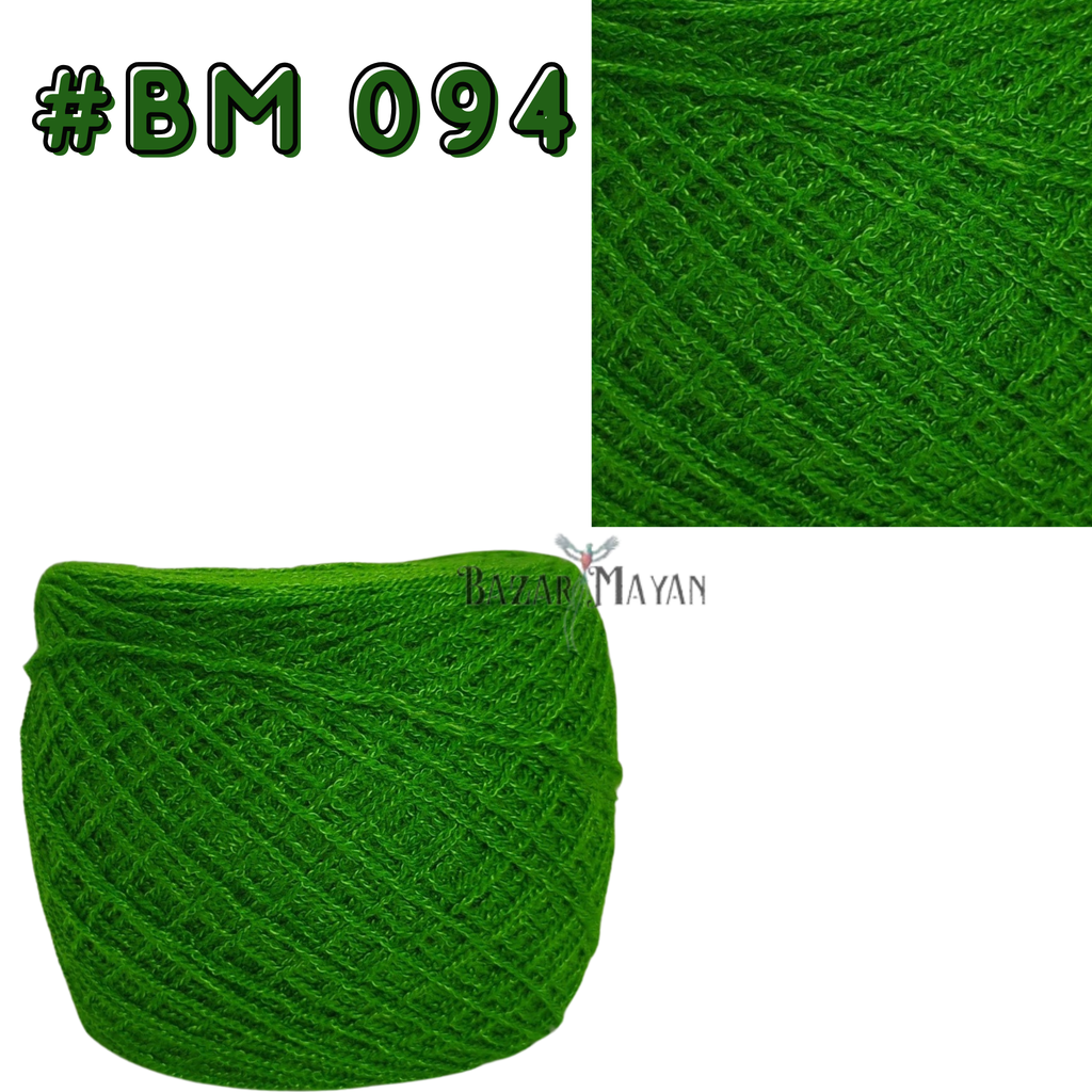 Green 100g Crystal Crochet Mexican Yarn Thread -Hilo Estambre Cristal #BM 094