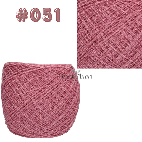 Pink 100g Crystal Crochet Mexican Yarn Thread -Hilo Estambre Cristal #051