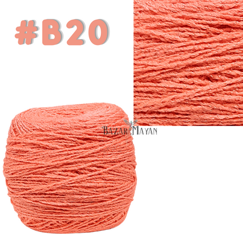 Orange 100g Brisa Crochet Mexican Yarn Thread - Hilo Estambre Brisa Tejer #B20