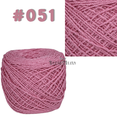 Pink 100g Brisa Crochet Mexican Yarn Thread - Hilo Estambre Brisa Tejer #051