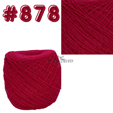 Pink 100g Crystal Crochet Mexican Yarn Thread -Hilo Estambre Cristal #878