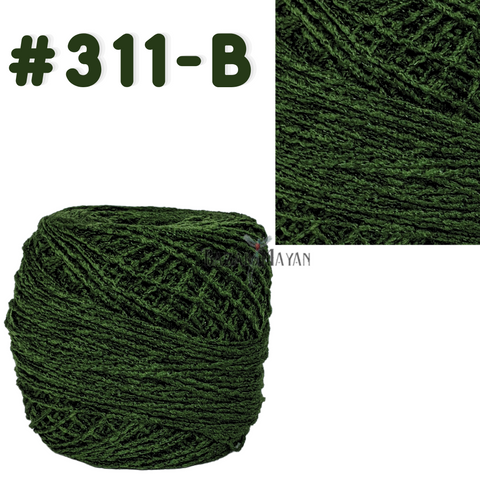 Green 100g Brisa Crochet Mexican Yarn Thread - Hilo Estambre Brisa Tejer #311-B