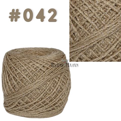 Natural 100g Brisa Crochet Mexican Yarn Thread - Hilo Estambre Brisa Tejer #042