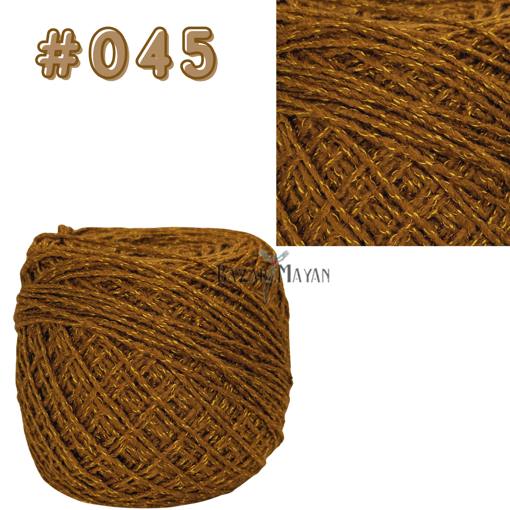 Brown 100g Brisa Crochet Mexican Yarn Thread - Hilo Estambre Brisa Tejer #045