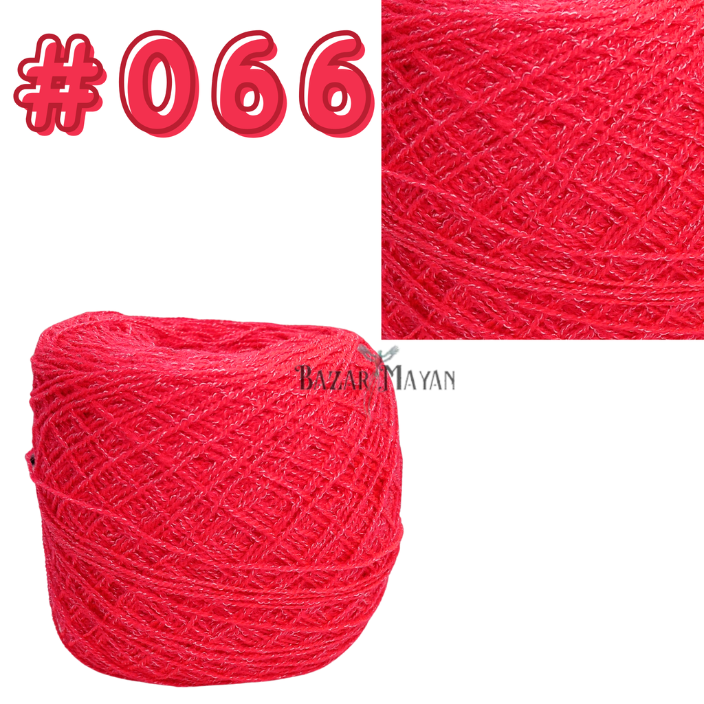 Pink 100g Crystal Crochet Mexican Yarn Thread -Hilo Estambre Cristal #066