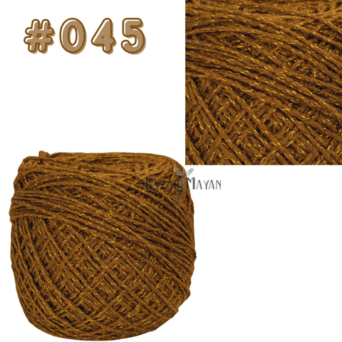 Brown 100g Brisa Crochet Mexican Yarn Thread - Hilo Estambre Brisa Tejer #045