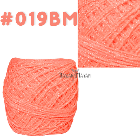 Orange 100g Brisa Crochet Mexican Yarn Thread - Hilo Estambre Brisa Tejer #019BM
