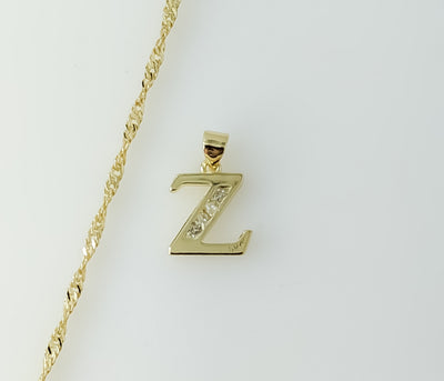 Plated Dainty Letter 