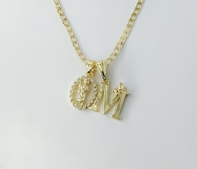 Plated Dainty Letter 