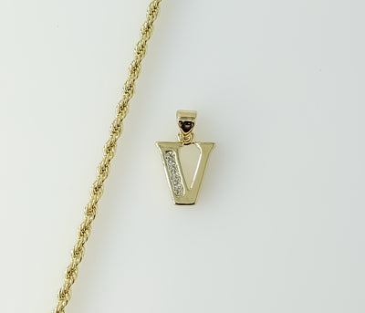 Plated Dainty Letter 