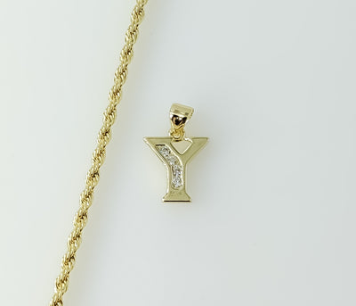Plated Dainty Letter 