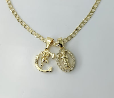 Plated Dainty Letter 
