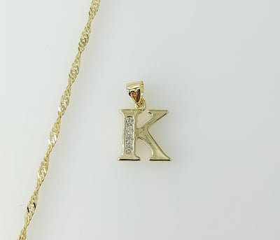 Plated Dainty Letter 