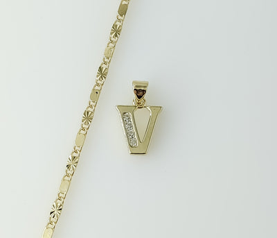 Plated Dainty Letter 