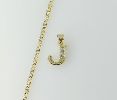 Plated Dainty Letter 