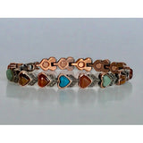 Copper Hearts Magnetic Bracelet