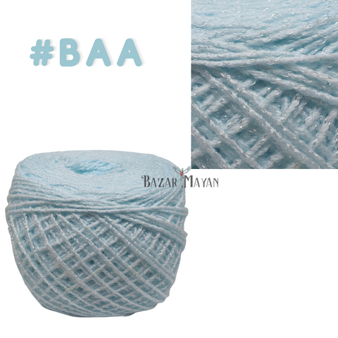 Blue 100g Brisa Crochet Mexican Yarn Thread - Hilo Estambre Brisa Para Tejer #BAA