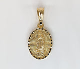 Plated Virgin Mary Pendant