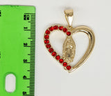 Plated Virgin Mary Pendant